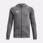 UA Rival Fleece Boys' Full-Zip Hoodie