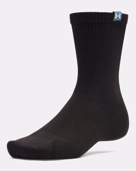 UA Sportstyle Cotton Unisex 3-Pack Crew Socks