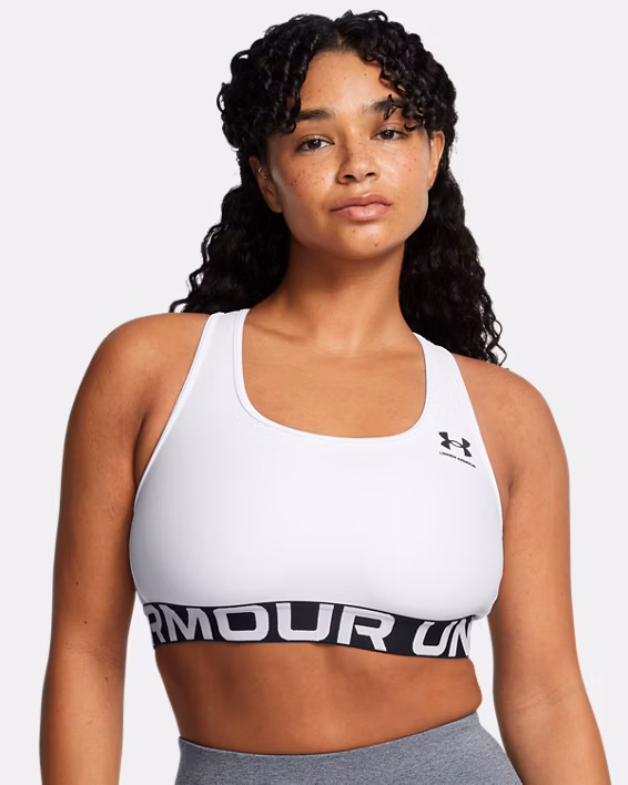 HeatGear® Armour Mid Branded Women's Sports Bra