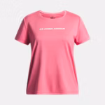 UA Tech™ Wordmark Graphic Girls' Short Sleeve