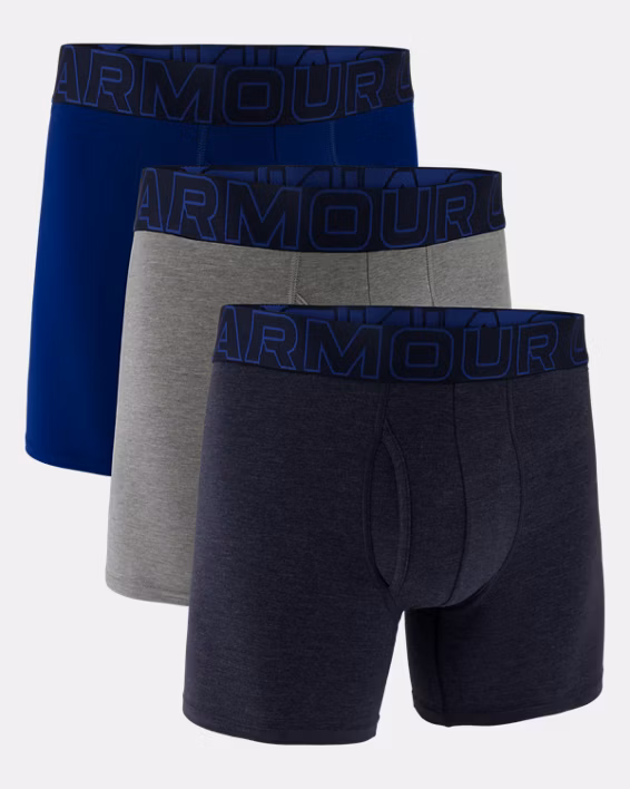 UA Performance Cotton Men's 15 cm 3-Pack Boxerjock®