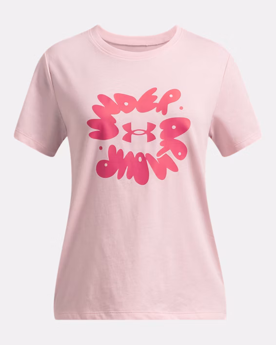 UA Bubble Wordmark Girls' Short Sleeve
