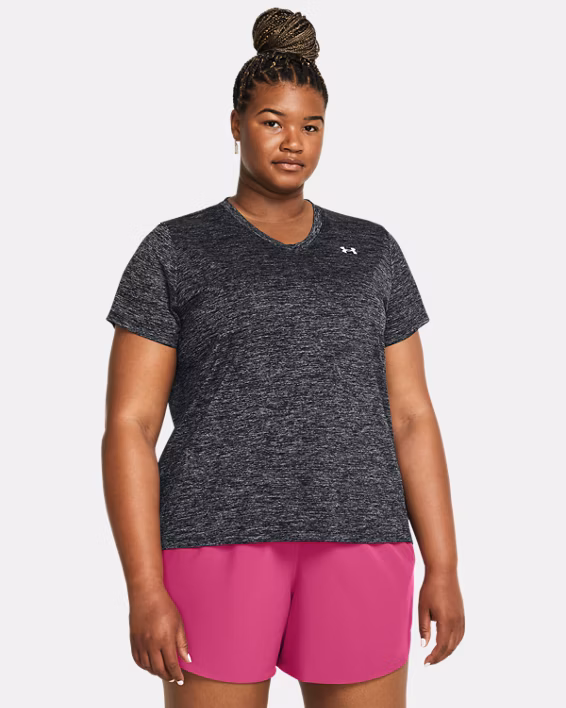 UA Tech™ Twist Women's V-Neck Short Sleeve