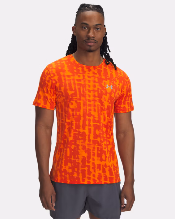 UA Launch Printed Men's Short Sleeve