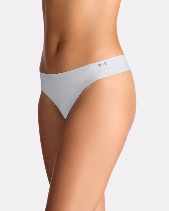 UA Pure Stretch Women's 3-Pack No Show Thong
