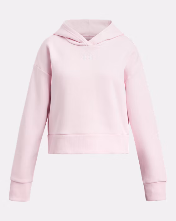 UA Rival Fleece Girls' Crop Hoodie