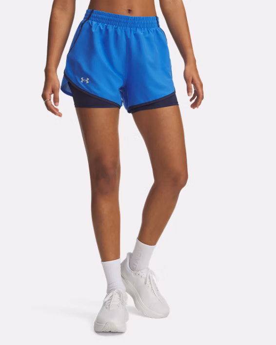UA Fly-By Women's 2-in-1 Shorts