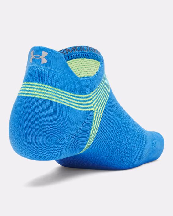UA ArmourDry® Run Lite Unisex 3-Pack No Show Tab Socks