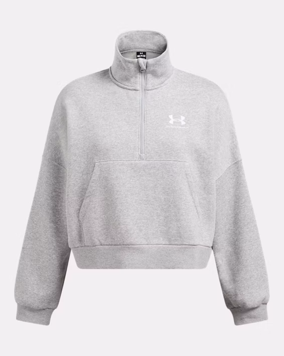 UA Icon Fleece Women's Oversized ½ Zip