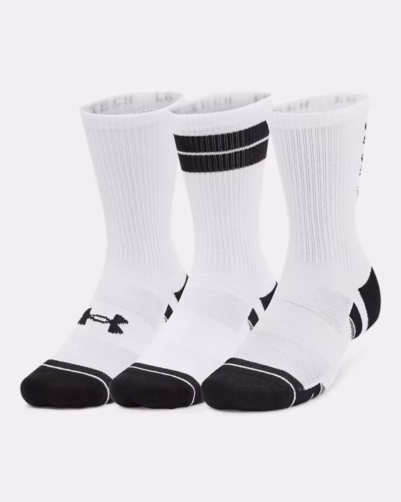 UA Performance Tech™ Unisex 3-Pack Crew Socks