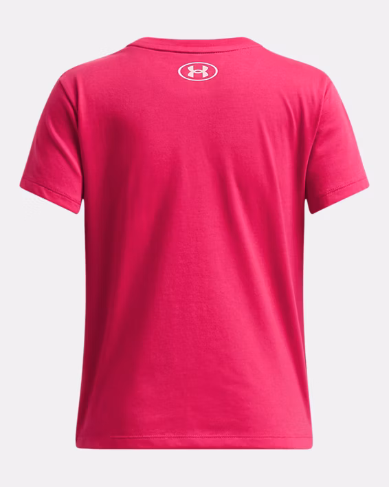 UA Big Logo Girls' Short Sleeve