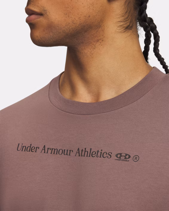 UA Running Shoe Heavyweight Men's Oversized Short Sleeve