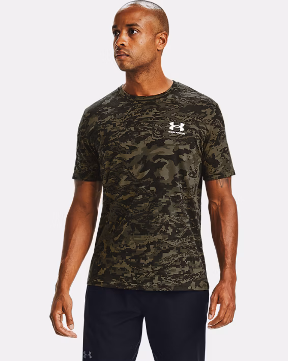 UA ABC Camo Men's Short Sleeve
