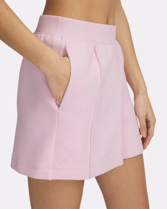 UA Unstoppable Fleece Women's 10 cm Shorts