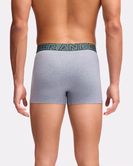UA Performance Cotton Men's 8 cm 3-Pack Boxerjock®