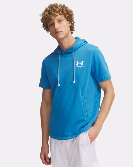 UA Rival Terry Men's Short Sleeve Hoodie