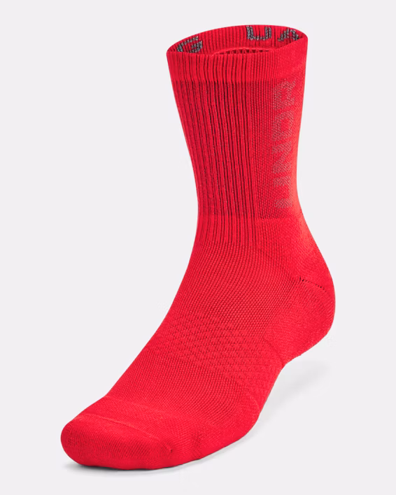 UA 3-Maker Unisex 3-Pack Mid-Crew Socks
