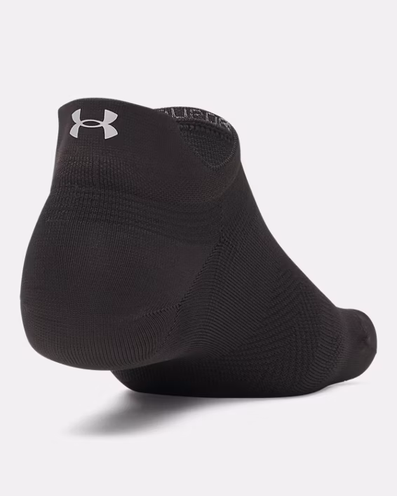 UA ArmourDry® Run Lite Unisex 3-Pack No Show Tab Socks