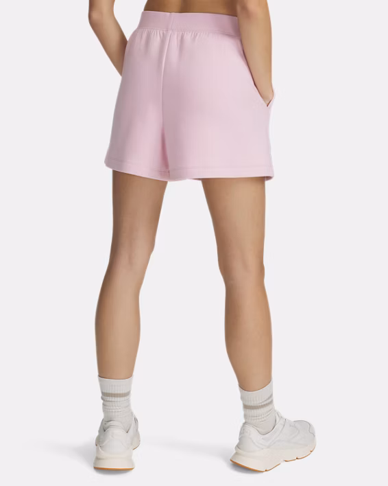UA Unstoppable Fleece Women's 10 cm Shorts