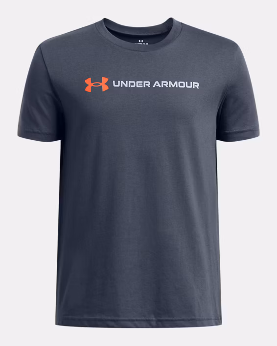 UA Logo Wordmark Boys' Short Sleeve