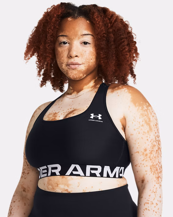 HeatGear® Armour Mid Branded Women's Sports Bra