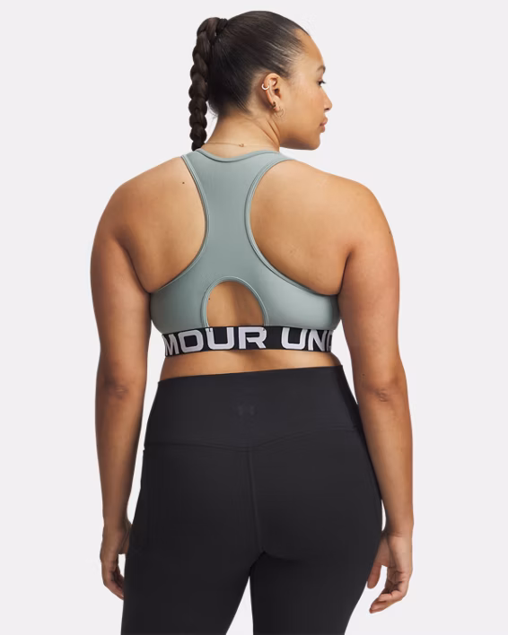 HeatGear® Armour Mid Branded Women's Sports Bra