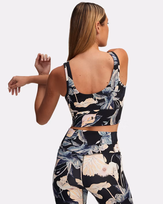 UA Meridian Fitted Printed Women's Crop Tank