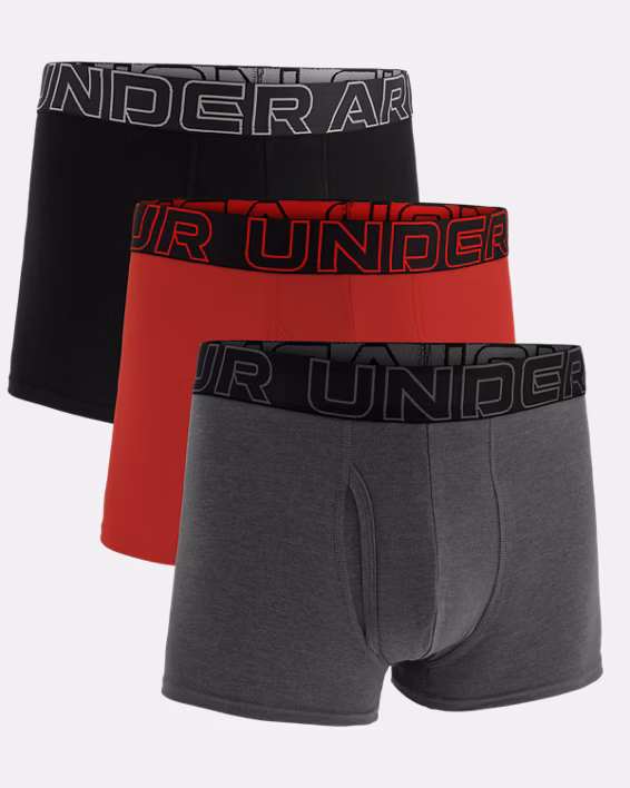 UA Performance Cotton Men's 8 cm 3-Pack Boxerjock®