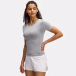 UA Vanish Seamless Washed Women's Short Sleeve