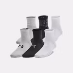 UA Essential Kids' 6-Pack Quarter Socks