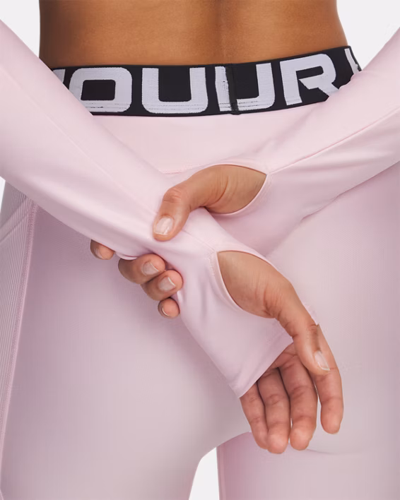 HeatGear® Rib Women's ¼ Zip Long Sleeve