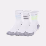 UA ArmourDry® Run Cushion Unisex 3-Pack Mid-Crew Socks