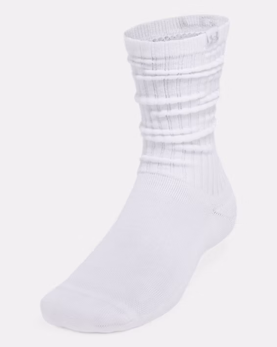 UA Sportstyle Cotton Scrunch Unisex 2-Pack Crew Socks