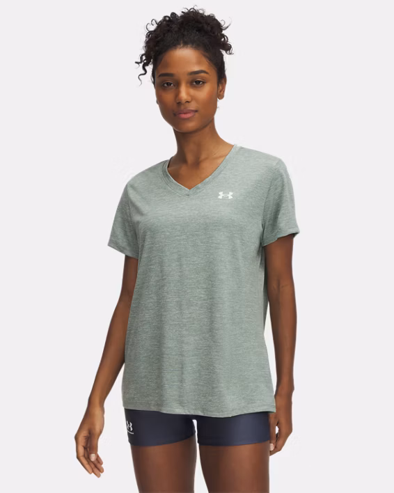 UA Tech™ Twist Women's V-Neck Short Sleeve