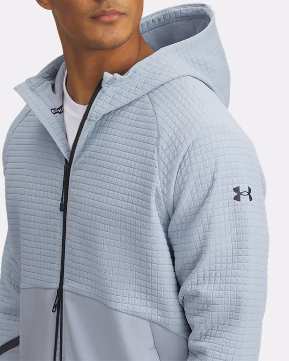 UA Unstoppable Fleece Grid Men's Full-Zip