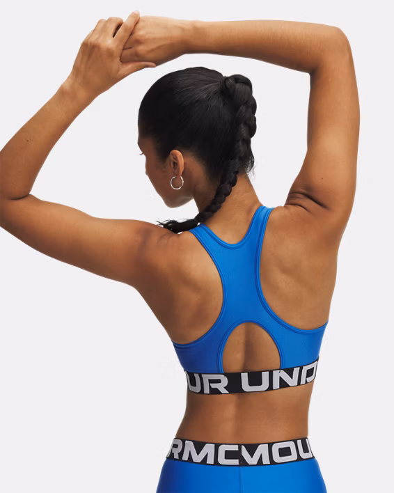 HeatGear® Armour Mid Branded Women's Sports Bra