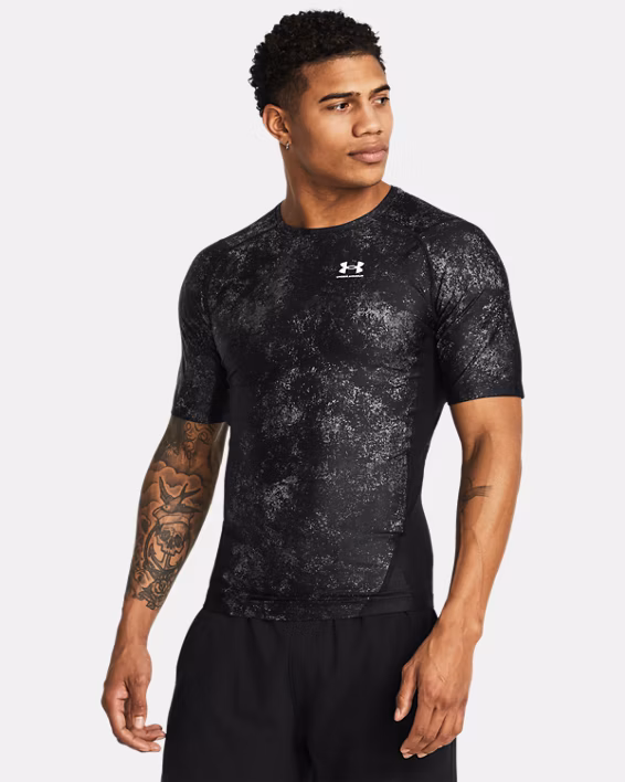 HeatGear® Iso-Chill Printed Men's Short Sleeve
