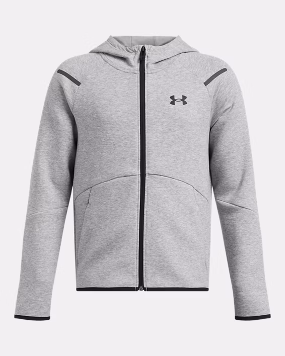 UA Unstoppable Fleece Boys' Full-Zip