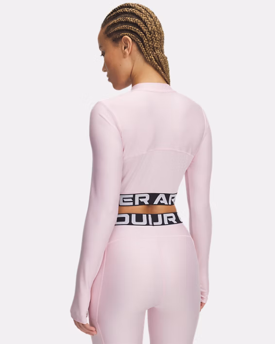 HeatGear® Rib Women's ¼ Zip Long Sleeve