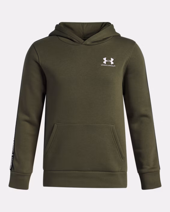 UA Icon Fleece Taping Boys' Hoodie