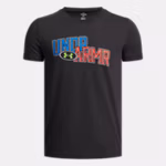 UA Overlay Wordmark Boys' Short Sleeve