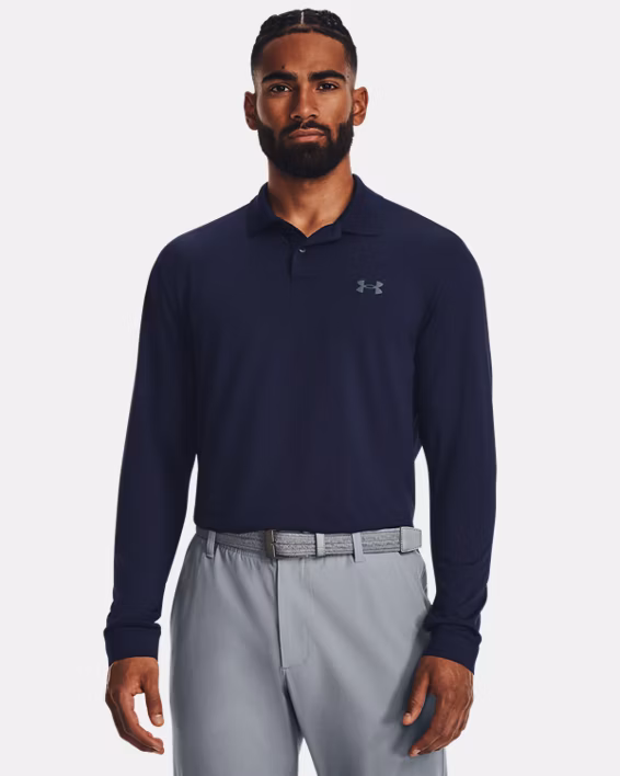 UA Matchplay Men's Long Sleeve Polo