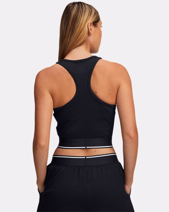 UA Meridian Rib Branded Women's Tank