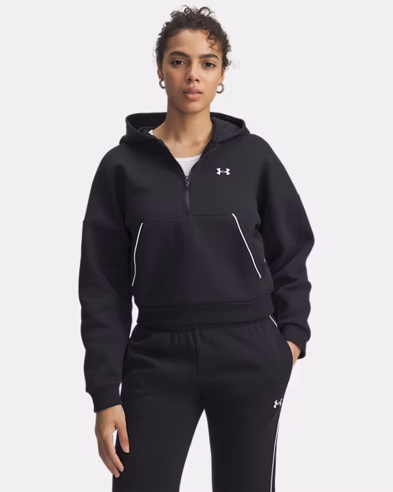 UA Rival Fleece Piped Women's ½ Zip Hoodie