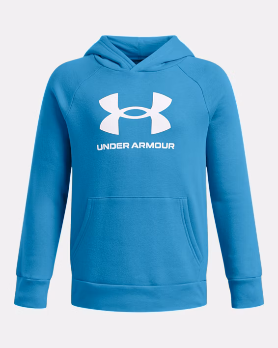 UA Rival Fleece Big Logo Boys' Hoodie