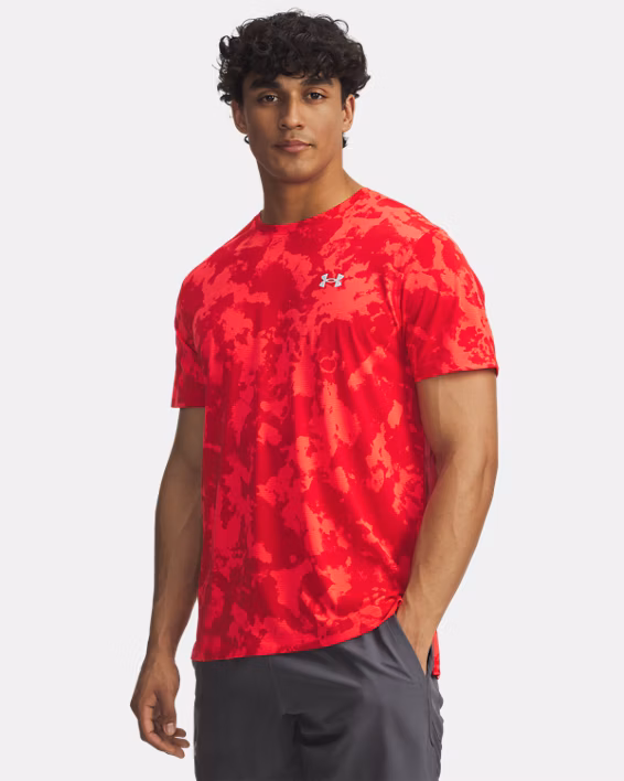 UA Launch Printed Men's Short Sleeve