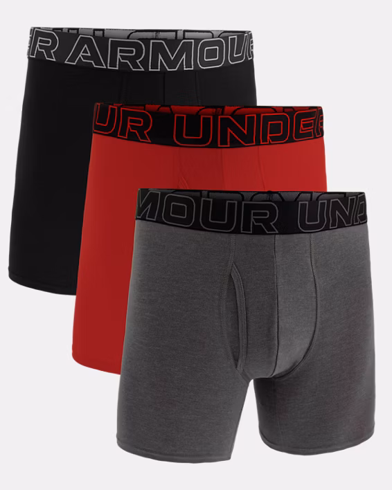 UA Performance Cotton Men's 15 cm 3-Pack Boxerjock®