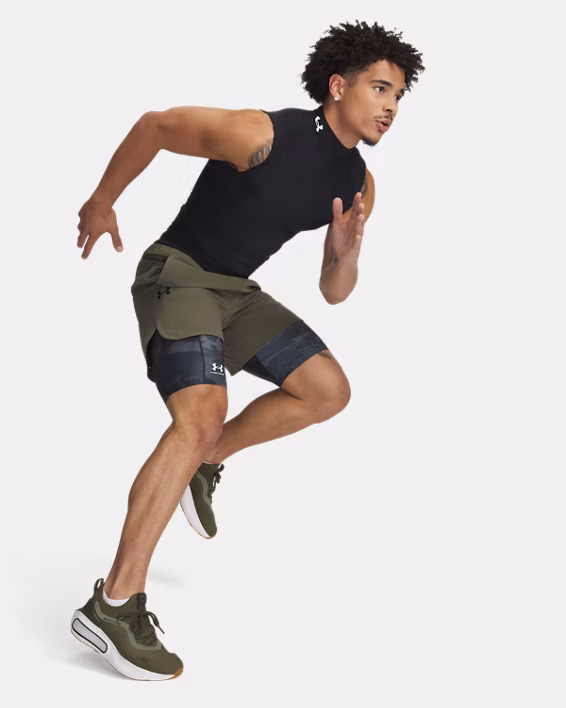 HeatGear® Printed Men's 25 cm Shorts