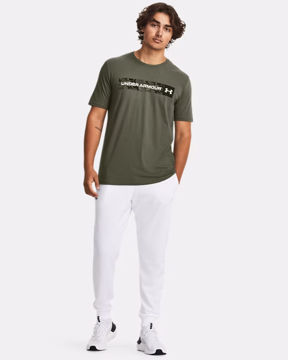 UA Camo Chest Stripe Men's Short Sleeve