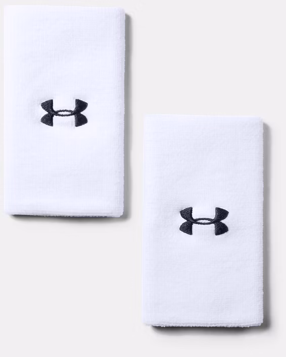 UA Performance 15 cm Wristband 2-Pack